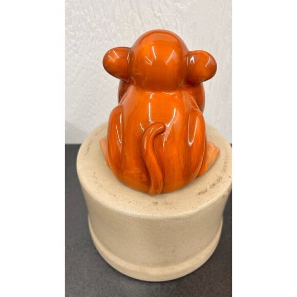 Boston Warehouse Ceramic Monkey Orangutan Scrubby Pad Holder BIG MOUTH - Picture 2 of 7